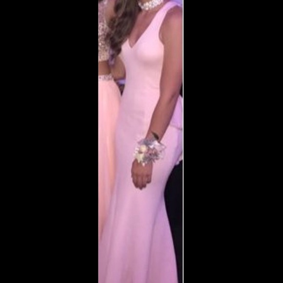 Pale pink prom dress - Picture 2 of 2